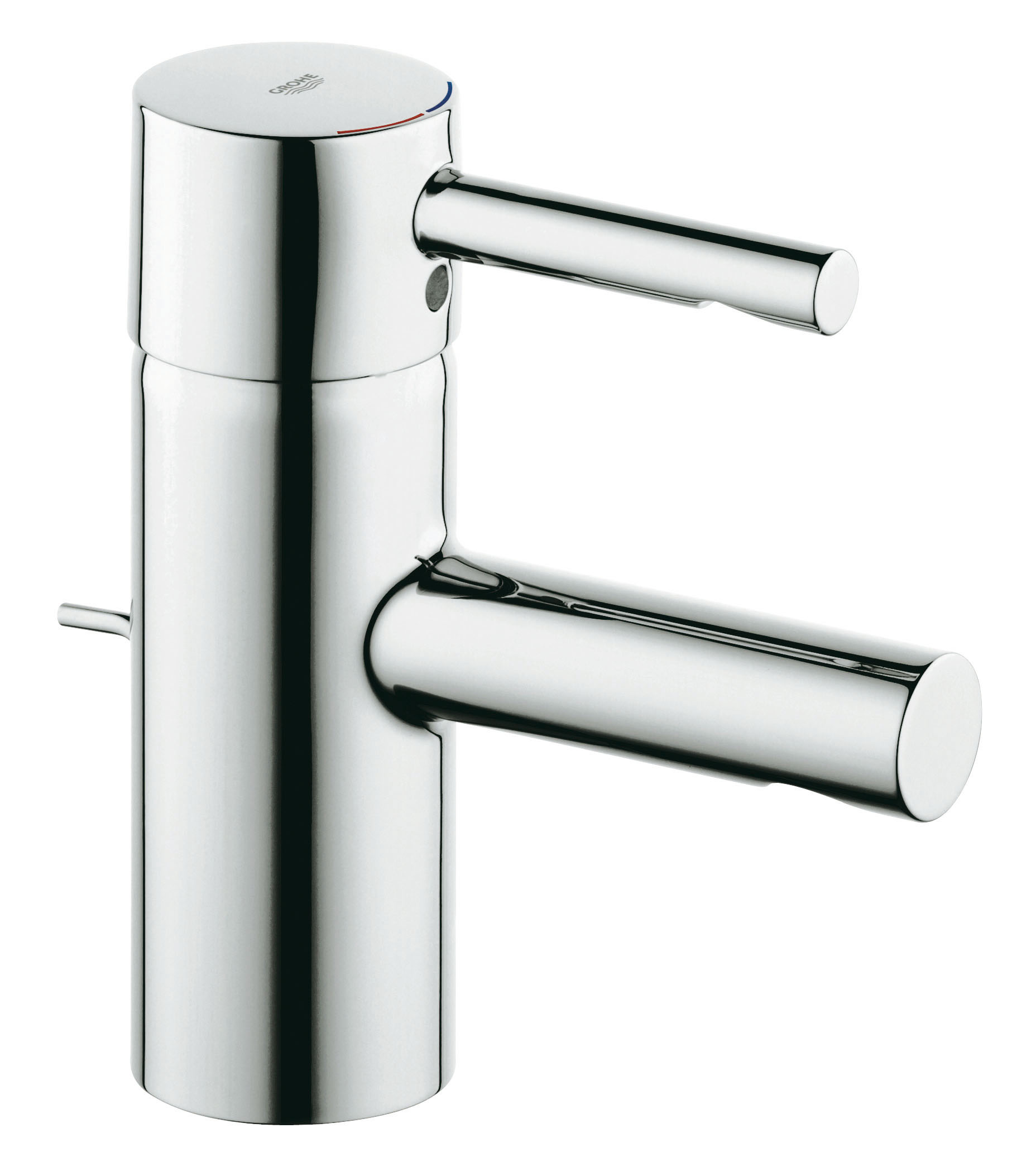 Смеситель для раковины GROHE Essence с донным клапаном (33562000)68/5/1 Смеситель для раковины GROHE Essence с донным клапаном (33562000)68/5/1GROHE Essence: смеситель для ванной комнаты с неизменно актуальным дизайном и глянцевым покрытием Элегантный и гармоничный дизайн, основанный на цилиндрических формах, – отличительный признак серии GROHE Essence. Данный смеситель для ванной комнаты обеспечен множеством полезных функций, дополняющих его привлекательный внешний вид: к примеру, технология GROHE SilkMove обеспечивает плавность регулировки напора и температуры воды, а встроенный подъемный шток позволяет легко открывать и закрывать сливной клапан. Хромированное покрытие GROHE StarLight обеспечивает смесителю неприхотливость в уходе, а также сохранение ослепительного блеска на многие годы. Благодаря всем этим преимуществам, а также быстроте установки за счет системы упрощенного монтажа, данный однорычажный смеситель представляет собой идеальный выбор во всех отношениях.Особенности:Монтаж на одно отверстие GROHE SilkMove керамический картридж 35 мм Регулировка расхода воды Встроенный аэратор Гибкая подводка Сливной гарнитур 1 1/4? Система быстрого монтажа Скрытое крепление рычага GROHE StarLight хромированная поверхностьДополнительный ограничитель температуры (46 375 000) Видео по установке является исключительно информационным. Установка должна проводиться профессионалами!