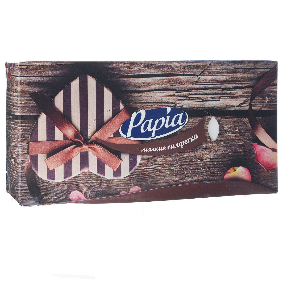 Салфетки бумажные Papia. Love, трехслойные, 21 x 21 см, 80 штCDF-16 Салфетки бумажные Papia. Love, трехслойные, 21 x 21 см, 80 штCDF-16Трехслойные салфетки Papia. Love выполнены из 100% целлюлозы. Салфетки подходят для косметического, санитарно-гигиенического и хозяйственного назначения. Нежные и мягкие, они удивят вас не только своим высоким качеством, но и внешним видом. Изделия упакованы в коробку, поэтому их удобно использовать дома или взять с собой в офис или машину. Размер салфеток: 21 см х 21 см.