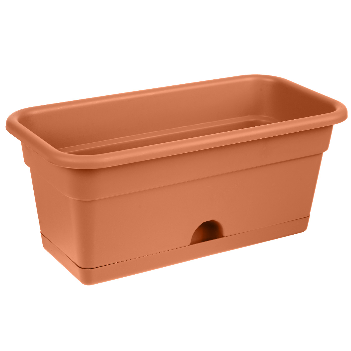 Балконный ящик Darel Plastic, с поддоном, цвет: терракотовый, 40 см х 20 см х 17 смZ-0307 Балконный ящик Darel Plastic, с поддоном, цвет: терракотовый, 40 см х 20 см х 17 смZ-0307Балконный ящик Darel Plastic изготовлен из прочного полипропилена (пластика). Снабжен поддоном для стока воды. Система нижнего полива очень удобна для отдельного вида растений - при этом вода наливается не сверху, а внутрь поддона. Изделие прекрасно подходит для выращивания рассады, растений и цветов в домашних условиях.
