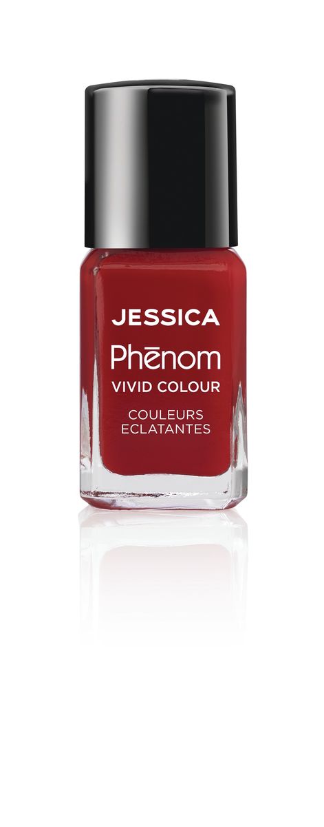 Jessica Phenom Лак для ногтей Vivid Colour Jessica Red № 21, 15 мл04272 Jessica Phenom Лак для ногтей Vivid Colour Jessica Red № 21, 15 мл04272Система покрытия ногтей Phenom обеспечивает быстрое высыхание, обладает стойкостью до 10 дней и имеет блеск гель-лака. Не нуждается в использовании LED/UV ламп. Легко удаляется, как обычный лак для ногтей. Покрытия JESSICA Phenom являются 5-Free и не содержат формальдегид, формальдегидных смол, толуола, дибутилфталат и камфору. Как наносить: Система Phenom – это великолепный маникюр за 1-2-3 шага: ШАГ 1: Базовое покрытие – нанесите в два слоя базовое средство JESSICA, подходящее Вашему типу ногтевой пластины.ШАГ 2: Цвет – нанесите в два слоя любой оттенок Phenom Vivid Colour.ШАГ 3: Закрепление – нанесите в один слой Phenom Finale Shine Topcoat для получения блеска гель-лака.