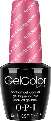 OPI Гель-лак GelColor Suzi has Swede Tooth, 15 млGCN46 OPI Гель-лак GelColor Suzi has Swede Tooth, 15 млGCN46GELCOLOR от OPI. ГЕЛЬКОЛОР это 100% гель в лаковом флаконе! В отличие от гелей-лаков, из-за отсутствия лаковой составляющей ГЕЛЬКОЛОР не подвержен сколам и трещинам. Ультра-быстрое светоотверждение в LED-лампе OPI! Всего лишь 4 минуты на все слои включая базу и верхнее покрытие на всех пальцах! Не требует шлифовки ногтей перед нанесением и опиливания при снятии, а значит — не травмирует ногти! Снимается за 15 минут отмачиванием.ГЕЛЬКОЛОР - экономичен! ГЕЛЬКОЛОР - это высочайшее качество OPI по доступной цене. Оттенки легендарных лаков OPI при желании можно наносить поверх ГЕЛЬКОЛОР. Сравните стоимость ГЕЛЬКОЛОР с другими марками и Вы увидите разницу!Стойкое и сияющее покрытие на недели вперед с GELCOLOR.ГЕЛЬКОЛОР это 100% гель в лаковом флаконе! В отличие от гелей-лаков, из-за отсутствия лаковой составляющей ГЕЛЬКОЛОР не подвержен сколам и трещинам.Ультра-быстрое светоотверждение в LED-лампе OPI! Всего лишь 4 минуты на все слои включая базу и верхнее покрытие на всех пальцах!Не требует шлифовки ногтей перед нанесением и опиливания при снятии, а значит — не травмирует ногти! Снимается за 15 минут отмачиванием.ГЕЛЬКОЛОР - экономичен! ГЕЛЬКОЛОР - это высочайшее качество OPI по доступной цене.Повторяют оттенки легендарных лаков OPI, которые при желании можно наносить поверх ГЕЛЬКОЛОР.Сравните стоимость ГЕЛЬКОЛОР с другими марками и Вы увидите разницу!Стойкое и сияющее покрытие на недели вперед с GELCOLOR.