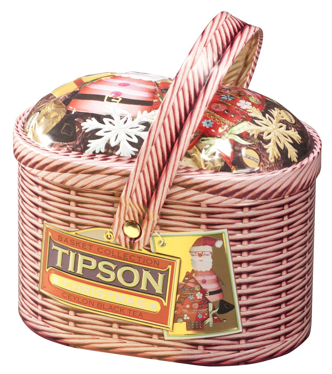Tipson Christmas черный листовой чай, 100 г (жестяная банка)0120710 Tipson Christmas черный листовой чай, 100 г (жестяная банка)0120710Чай чёрный цейлонский байховый листовой Tipson Christmas с кусочками вишни, лепестками амаранта и василька и ароматом ванили.