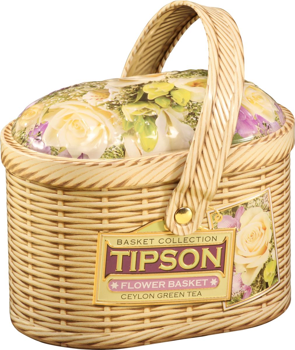 Tipson Flower зеленый листовой чай, 100 г (жестяная банка)0120710 Tipson Flower зеленый листовой чай, 100 г (жестяная банка)0120710Tipson Flower- зелёный цейлонский байховый листовой чай с лепестками цветов и ароматами маракуйи и ананаса послужит прекрасным подарком для друзей и близких, а также непременно украсит ваш дом необычным дизайном упаковки.