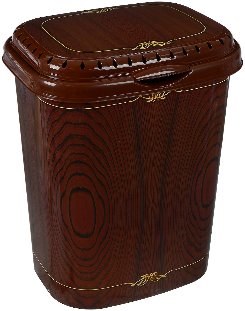 Корзина для белья Violet Дерево, с крышкой, 40 л391602 Корзина для белья Violet Дерево, с крышкой, 40 л391602Легкая и удобная корзина Violet Дерево изготовлена из пластика. Она отлично подойдет для хранения белья перед стиркой. Стенки, декорированные ярким рисунком, скрывают содержимое корзины от посторонних. Изделие оснащено крышкой с отверстиями. Такая корзина для белья прекрасно впишется в интерьер ванной комнаты.