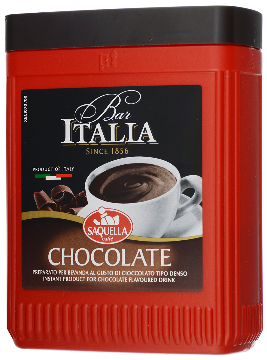 Saquella Bar Italia Chocolate горячий шоколад, 400 г0120710 Saquella Bar Italia Chocolate горячий шоколад, 400 г0120710Горячий шоколад Saquella Bar Italia Chocolate обладает правильной структурой и может быть приготовлен с добавлением молока, при этом можно легко варьировать консистенцию: от плотной массы до легкого напитка. Сливочный, нежный и обволакивающий вкус горячего шоколада не оставит равнодушным сластен любого возраста.
