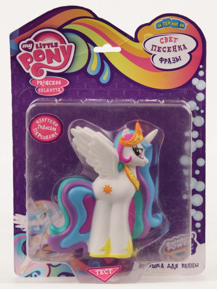 My Little Pony Пластизоль Селестия со светом и звуком фигурки игрушки союзмультфильм пластизоль гена со светом и звуком