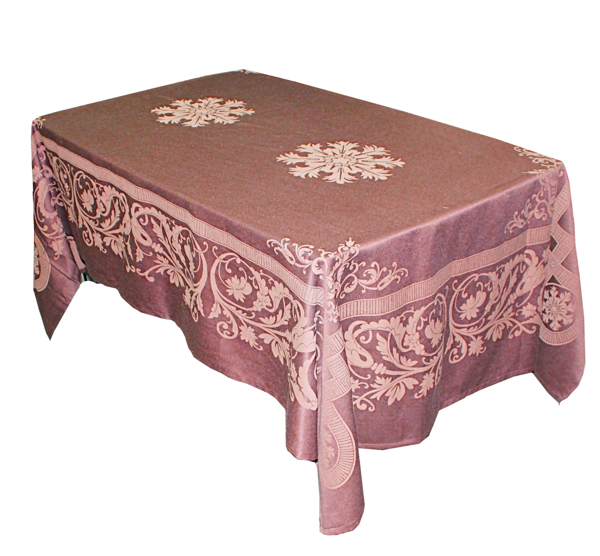 Скатерть Bon Appetit Rokoko, цвет: серо-розовый, 145 см x220 смVT-1520(SR) Скатерть Bon Appetit Rokoko, цвет: серо-розовый, 145 см x220 смVT-1520(SR)Скатерть Bon Appetit Rokoko, изготовленная из 53% полиэстера и 47% хлопка, станет лучшим украшением праздничного стола и повседневного домашнего интерьера. Изделие по всей поверхности украшено нитями в виде ажурного орнамента.Скатерть создаст необходимую атмосферу уюта, комфорта и тепла, послужит отличным подарком на любое торжество, будь то юбилей, день рождение или годовщина свадьбы.