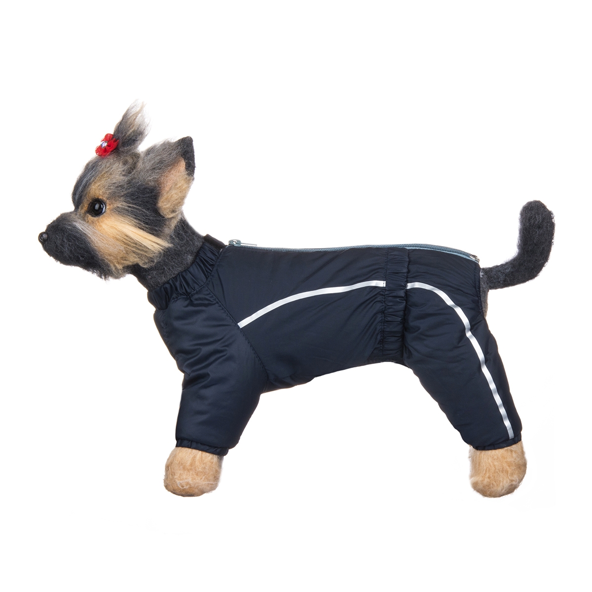 Комбинезон для собак Dogmoda Альпы, зимний, для мальчика, цвет: синий, светло-серый. Размер 3 (L)0120710 Комбинезон для собак Dogmoda Альпы, зимний, для мальчика, цвет: синий, светло-серый. Размер 3 (L)0120710Зимний комбинезон для собак Dogmoda Альпы отлично подойдет для прогулок в зимнее время года.Комбинезон изготовлен из полиэстера, защищающего от ветра и снега, с утеплителем из синтепона, который сохранит тепло даже в сильные морозы, а на подкладке используется искусственный мех, который обеспечивает отличный воздухообмен. Комбинезон застегивается на молнию и липучку, благодаря чему его легко надевать и снимать. Ворот, низ рукавов и брючин оснащены внутренними резинками, которые мягко обхватывают шею и лапки, не позволяя просачиваться холодному воздуху. На пояснице имеется внутренняя резинка. Изделие декорировано серебристыми полосками и надписью DM.Благодаря такому комбинезону простуда не грозит вашему питомцу и он сможет испытать не сравнимое удовольствие от снежных игр и забав.