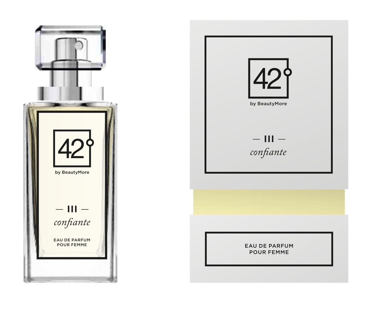 Fragrance 42 Парфюмированная вода для женщин III Confiante 30 мл28032022 Fragrance 42 Парфюмированная вода для женщин III Confiante 30 мл28032022Confiante- аромат созданный для уверенных в себе женщин, смело идущих по жизни, восхищяя окружающих. Верхняя нота - бергамот,грейпфрукт,апельсин, нота сердца - роза, жасмин,личи, базовые ноты - ветивер,мускус,пачули,ваниль.