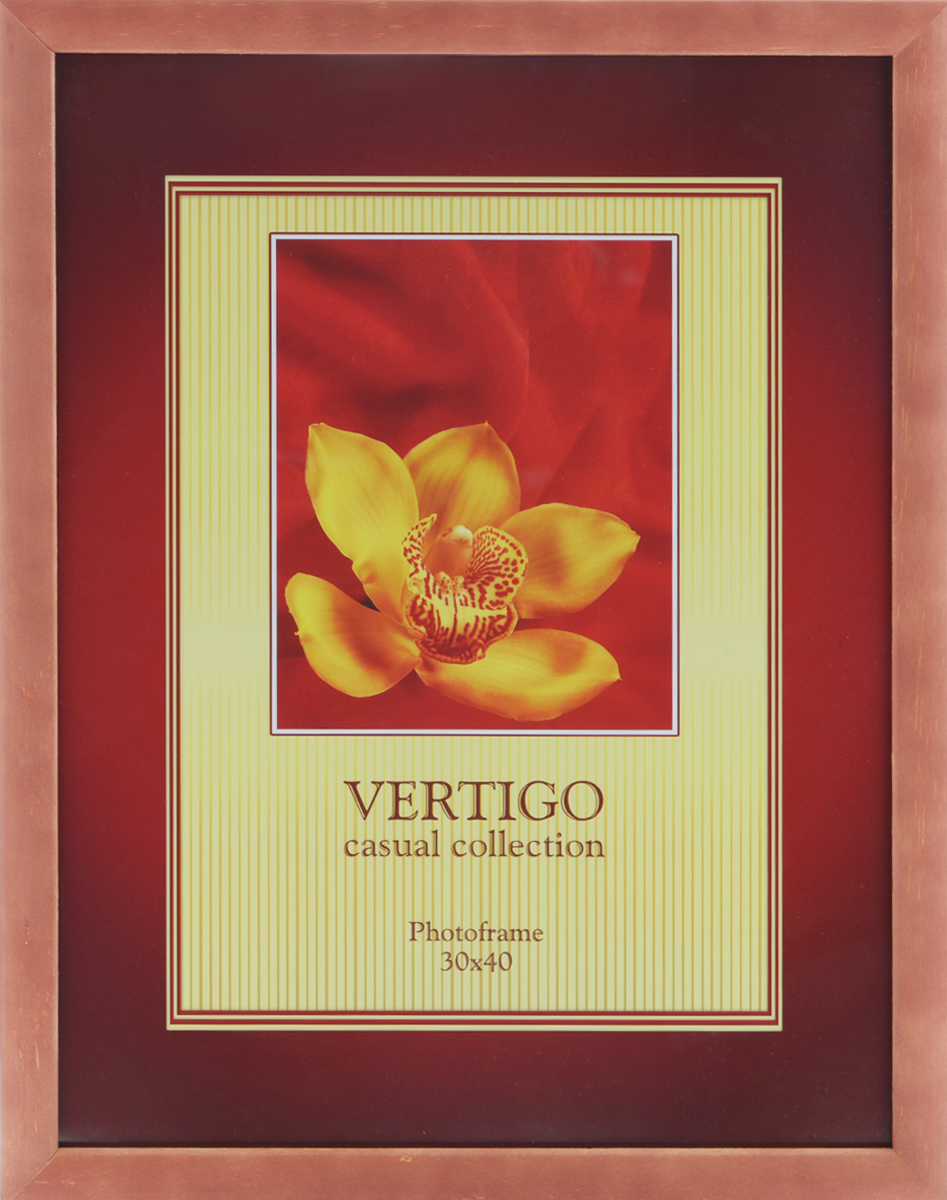 Фоторамка Vertigo Biella, 30 х 40 смRG-D31S Фоторамка Vertigo Biella, 30 х 40 смRG-D31SФоторамка Vertigo Biella выполнена в классическом стиле из натурального дерева и стекла, защищающего фотографию. На изделие имеются два специальных отверстия для подвешивания. Такая фоторамка поможет вам оригинально и стильно дополнить интерьер помещения, а также позволит сохранить память о дорогих вам людях и интересных событиях вашей жизни.Размер фотографии: 30 см х 40 см.