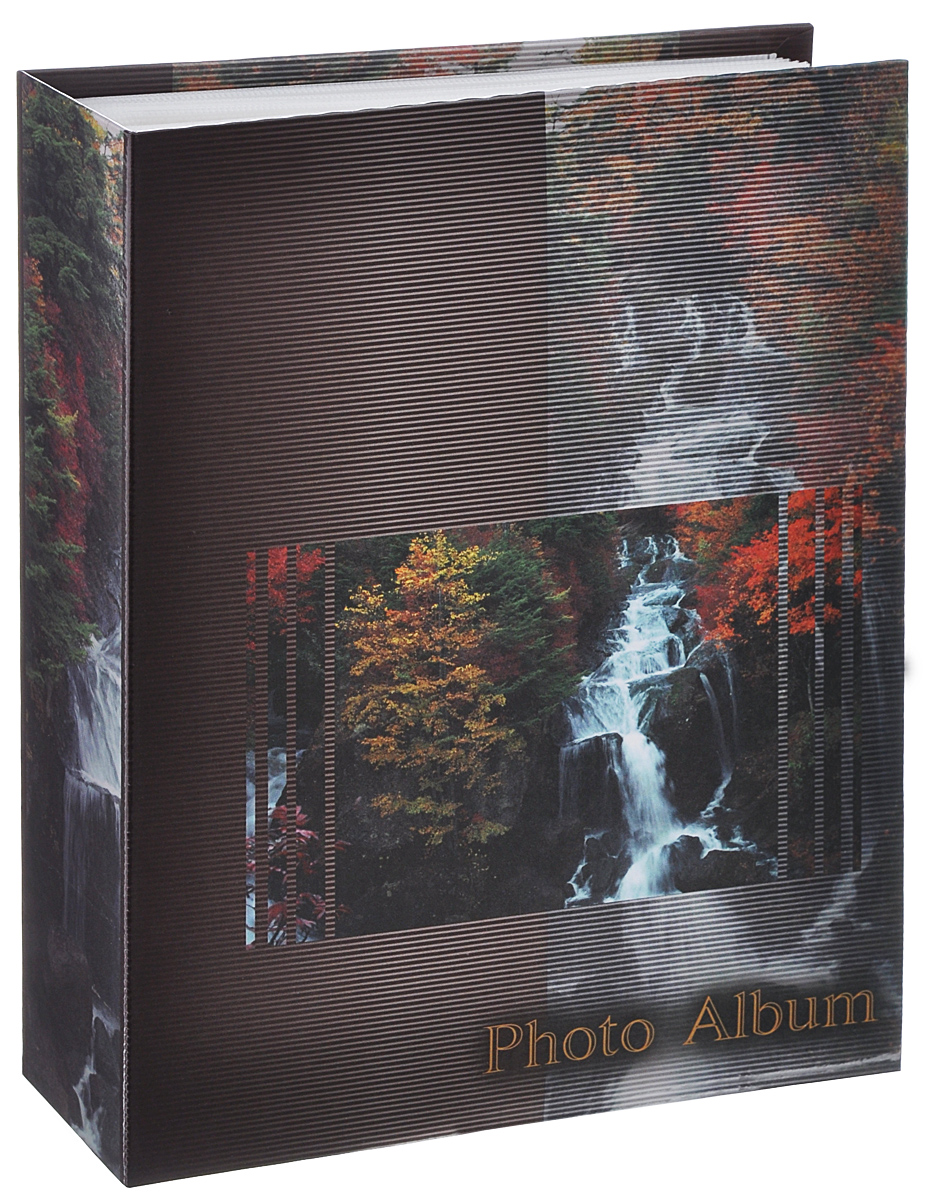 Фотоальбом Big Dog Waterfalls, цвет: темно-коричневый, 200 фотографий, 10 см х 15 смTHN132N Фотоальбом Big Dog Waterfalls, цвет: темно-коричневый, 200 фотографий, 10 см х 15 смTHN132NФотоальбом Big Dog Waterfalls поможет красиво оформить ваши фотографии. Обложка выполнена из толстого картона. Внутри содержится блок из 50 белых листов с фиксаторами-окошками из полипропилена. Альбом рассчитан на 200 фотографий формата 10 см х 15 см (по 2 фотографии на странице). Переплет - книжный. Нам всегда так приятно вспоминать о самых счастливых моментах жизни, запечатленных на фотографиях. Поэтому фотоальбом является универсальным подарком к любому празднику.Количество листов: 50.