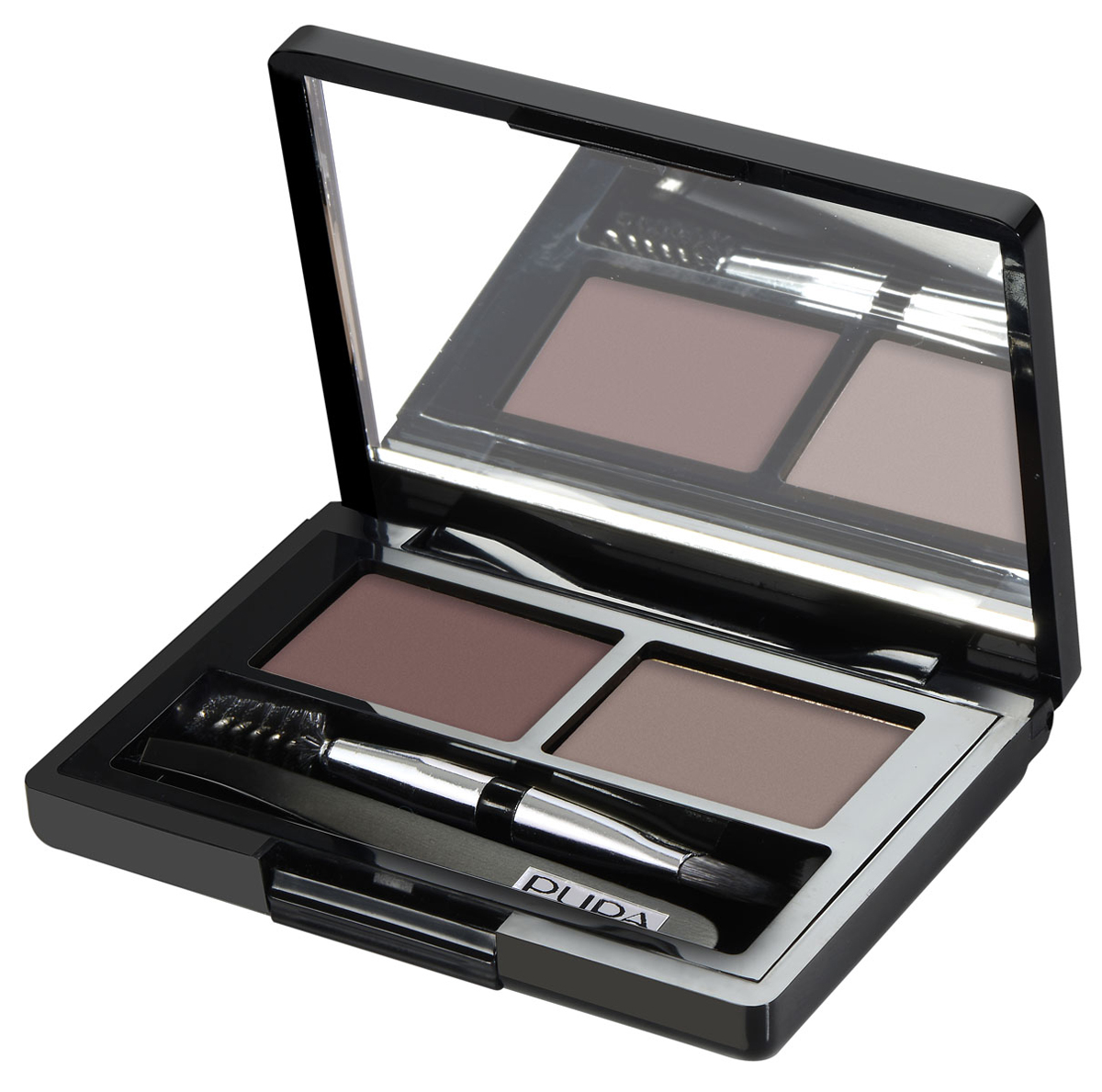 PUPA Набор для бровей EYEBROW SET тон 02 коричневый, 1,1 г28032022 PUPA Набор для бровей EYEBROW SET тон 02 коричневый, 1,1 г28032022Компактное комплексное средство для макияжа бровей. В наборе: Слабо пигментированный моделирующий и фиксирующий воск - не липнет и создает идеальную базу для макияжа бровей, очерчивая и моделируя их; Цветная компактная пудра для бровей - обладает легкой шелковистой текстурой, прекрасно взаимодействует с воском и придает безупречный вид бровям; Профессиональный пинцет - идеально удаляет лишние волоски; Двойной аппликатор с заостренной (скошенной) кисточкой и щеточкой «ершиком» - позволяют точно и аккуратно наносить воск и цветную пудру и моделировать брови. Низкий риск возникновения аллергии.Дерматологически тестировано. Без парабенов.