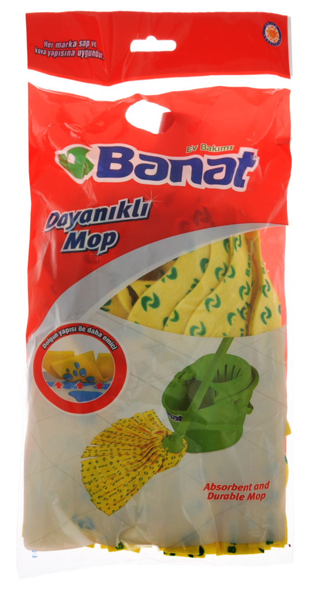 Моп ленточный Banat, из микрофибры531-105 Моп ленточный Banat, из микрофибры531-105Ленточный моп Banat изготовлен из микрофибры, которая отличается отличной впитывающей способностью и прочностью. Полоски из микрофибрового полотна превосходно впитывают воду и грязь, идеальны для мытья пола из керамической плитки и пола с деревянным покрытием. Благодаря специальной поглощающей структуре швабра не оставит следов на покрытии и обеспечит превосходную чистоту. Резьба подходит ко всем стандартным черенкам. Изделие легко промывается в воде. Длина полосок: 21 см.