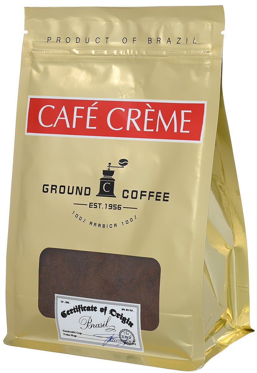 Cafe Creme Brazil кофе молотый, 250 г0120710 Cafe Creme Brazil кофе молотый, 250 г0120710Cafe Creme Brazil обладает оттенками вкуса, идеальными для приготовления классического бразильского эспрессо. Напиток отличает мягкий и насыщенный вкус с легкой горчинкой.