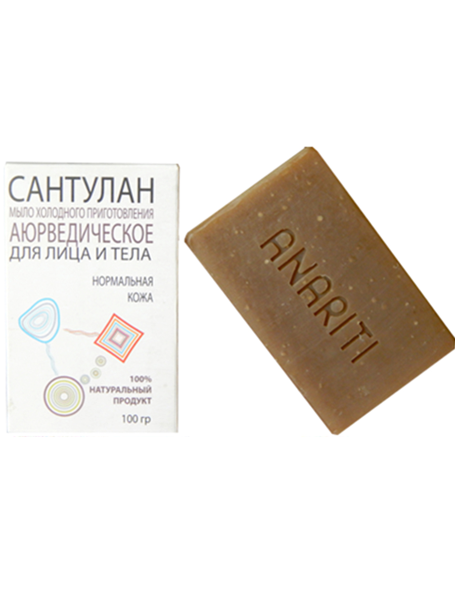 Anariti аюрведическое мыло холодного приготовления для лица и тела сантулан ( для нормальной кожи),100 гFS-00897 Anariti аюрведическое мыло холодного приготовления для лица и тела сантулан ( для нормальной кожи),100 гFS-00897ANARITYпредлагаетнепростомыло,ауникальнуюсистемудлясбалансированиявашейдоши-здоровогосостояниядушиитела,данногонамприродой,спомощьюнебольшогоколичестваособыхрастительныхэкстрактов,входящихвсоставмылаиежедневнонаносимыхнакожу. СогласноАюрведе,доша–это одна из трех телесных состояний, которая составляет человеческую конституцию. Данное учение известно также как система трех дош. Центральная концепция аюрведической медицины заключается в том , что человек здоров, когда сбалансированы три основных человеческих состояния (доши)(Вата,ПиттаиКапха).
