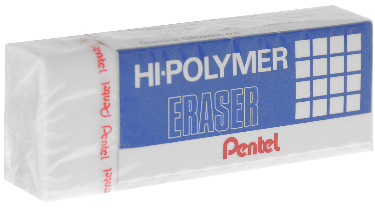 Pentel Ластик Eraser цвет белый72523WD Pentel Ластик Eraser цвет белый72523WDВысокополимерный ластик Pentel Eraser обеспечивает мягкое и легкое стирание. Он стирает не за счет трения, как обычные каучуковые ластики, а за счет присутствия в составе микрокапсул специального растворяющего вещества. Не повреждают бумагу даже при многократном стирании.