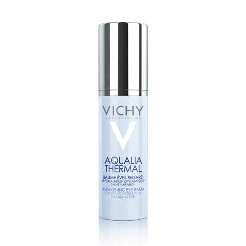 Vichy Aqualia Thermal Пробуждающий бальзам для контура глаз, 15 мл72523WD Vichy Aqualia Thermal Пробуждающий бальзам для контура глаз, 15 мл72523WDВ основе активной формулы пробуждающего бальзама для контура глаз лежит Мощный увлажняющий комплекс, который содержит такие компоненты как: гиалуроновая кислота, аквабиорил, L - каррагенан. Благодаря синергичному действию этих компонентов бальзам интенсивно и максимально длительно увлажняет кожу. Влага распределяется равномерно, за счет чего кожа выглядит свежей и отдохнувшей в течении всего дня. Кофеин так же входит в состав бальзама, улучшая микроциркуляцию, оказывает выраженный дренажный эффект и уменьшает отечность. Гилицерин обеспечивает смягчающее действие, дарит коже комофорт на целый день.