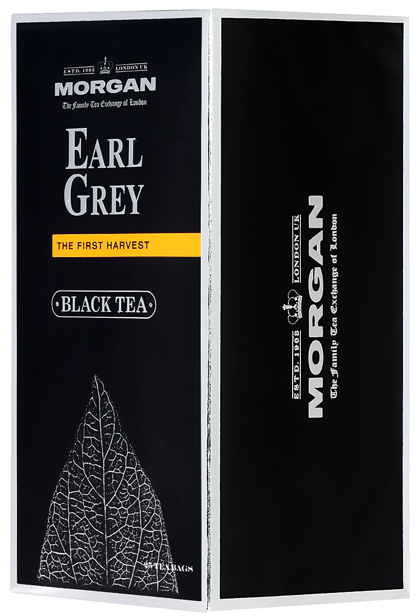 Morgan Earl Grey чай черный в пакетиках, 25 шт0120710 Morgan Earl Grey чай черный в пакетиках, 25 шт0120710Чай Morgan Earl Grey обладает классическим вкусом знаменитого сорта чая. Масло бергамота делает вкус напитка мягче и вносит в напиток бархатный аромат с нотками пряностей.