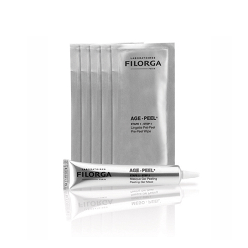 Filorga Набор Age-Peel для ухода за кожей 5*3.5 мл, 20 млFS-00897 Filorga Набор Age-Peel для ухода за кожей 5*3.5 мл, 20 млFS-00897Всего 5 процедур и Вы обретете новую кожу с ровным и сияющим оттенком.Комплекс гидроксикислот стимулирует клеточное обновление, разглаживает морщины, устраняет дефекты и пигментные пятна, а также придает коже мягкость. NCTF повышает клеточную активность и стимулирует синтез коллагена.Можно использоватьдля подготовки и поддержания кожи до или после профессионального пилинга.Пилинг состоит из 2-х этапов1. Салфетки Пре Пил: энзимы папаи подготавливают кожу к нанесению основного средства.2. Маска-гель для пилинга: сочетание гидроксикислот: разглаживает морщины, стирает дефекты кожи и пигментные пятна..Данные клинических исследований:81% новая кожа*77% более ровная поверхность*75% однородный тон*Быстро и заметно разглаживает морщины и устраняет пигментные пятна. Ровная и сияющая кожа.