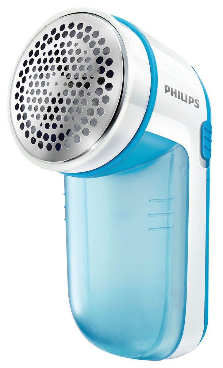 Philips GC026/00 машинка для удаления катышковMW-3101 Philips GC026/00 машинка для удаления катышковMW-3101Благодаря машинке для удаления катышков Philips GC026/00 вы сможете легко и быстро ухаживать за тканями разных типов. Любые изделия, от свитеров до одеял, снова будут выглядеть как новые!Широкое лезвие обрабатывает большую поверхность ткани одним движением, что позволяет быстрее привести одежду в порядок. Лезвия вращаются со скоростью 8800 об/мин., что позволяет эффективно и быстро удалять катышки с одежды. После использования прибор можно легко очистить с помощью щеточки для чистки. Фильтр прибора оснащен отверстиями разного размера, что обеспечивает тщательное удаление катышков с ткани. Регулируемая насадка позволяет ухаживать даже за самыми деликатными тканями. Контейнер для собранных катышков можно легко снять и очистить.Тип питания: 2 батареи типа AA
