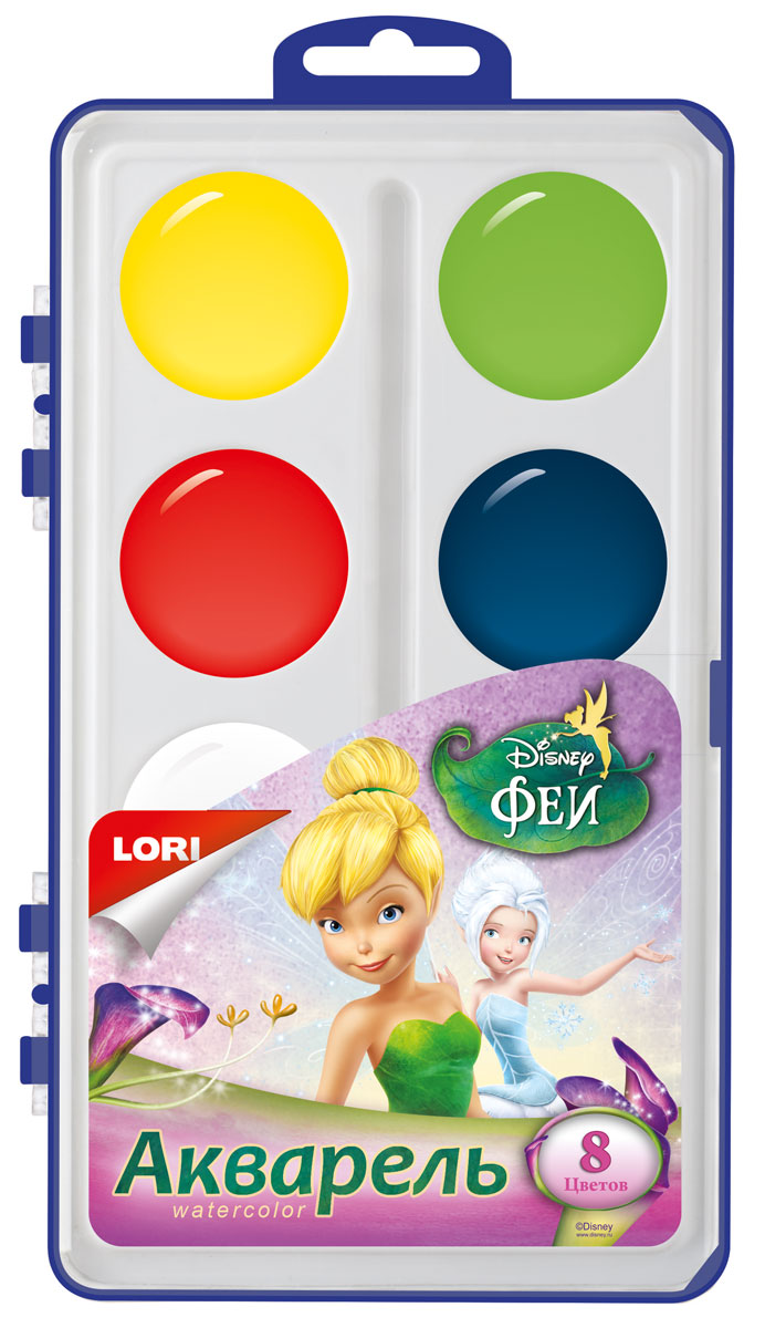 Lori Акварель Disney Феи, 8 цветов0775B001 Lori Акварель Disney Феи, 8 цветов0775B001Акварель LoriDisney Феи в пластике , 8 цветов.