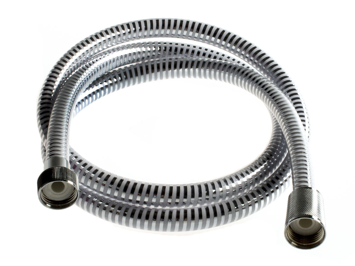 Шланг душевой Flex, цвет: хром, белый, 1,5 мTKO 2403 Шланг душевой Flex, цвет: хром, белый, 1,5 мTKO 2403Душевой шланг Flex выполнен из пластика белого цвета с оплеткой из латуни. По краям оснащен резьбовым соединением (1/2 D). В комплекте - конусная гайка. Характеристики:Материал: латунь, пластик, ПВХ. Длина: 1,5 м. Размер упаковки: 22 см х 4 см х 31 см. Производитель: Швеция. Изготовитель: китай. Артикул: 217-91.