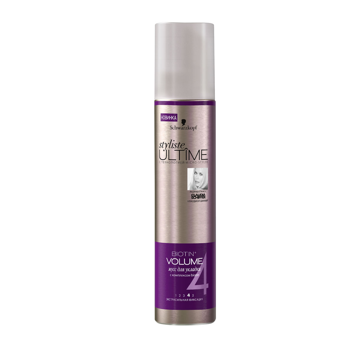 STYLISTE ULTIME Мусс Biotin+Volume, 200 млMP59.3D STYLISTE ULTIME Мусс Biotin+Volume, 200 млMP59.3DStyliste ULTIME с эксклюзивной технологией micro-styler – это роскошные средствадля укладки, обеспечивающие безупречную фиксацию и исключительно стойкие эффектыдля неординарных решений, достойных вашего стиля! Создайте неотразимый образс помощью styliste ULTIME. Откройте для себя секрет красоты от Клаудии Шиффер.Styliste Ultime BIOTIN+ VOLUME:Невесомая формула с комплексом biotin моментально освежает волосы без мытьяголовы и придает мгновенный объем в прикорневой зоне.