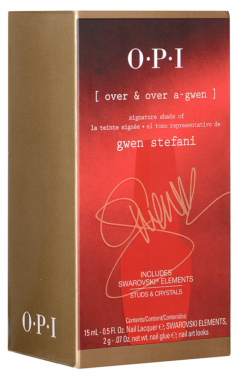 OPI Набор для дизайна ногтей Gwen Stefani: лак для ногтей, тон Over & Over A-Gwen, 15 мл, клей, 2 г, украшения для ногтей26102025 OPI Набор для дизайна ногтей Gwen Stefani: лак для ногтей, тон Over & Over A-Gwen, 15 мл, клей, 2 г, украшения для ногтей26102025Набор для дизайна ногтей Gwen Stefani включает в себя лак для ногтей Over & Over A-Gwen, клей и декоративные украшения для ногтей. Этот оттенок лака выпущен только в составе набора и отдельно в продажу не поступит.Лак быстросохнущий, содержит натуральный шелк, перламутр и аминокислоты. Увлажняет и ухаживает за ногтями. Однородно ложится и равномерно распределяется по всей поверхности ногтевой пластины.Точно рассчитанная длина и диаметр колпачка, который не скользит в руках, делает его удобным для любого размера и формы пальцев. Уплотненное дно придает флакону устойчивость. Каждый флакон лака для ногтей отличает эксклюзивная кисточка ProWide для идеально точного нанесения лака на ногти. Товар сертифицирован.