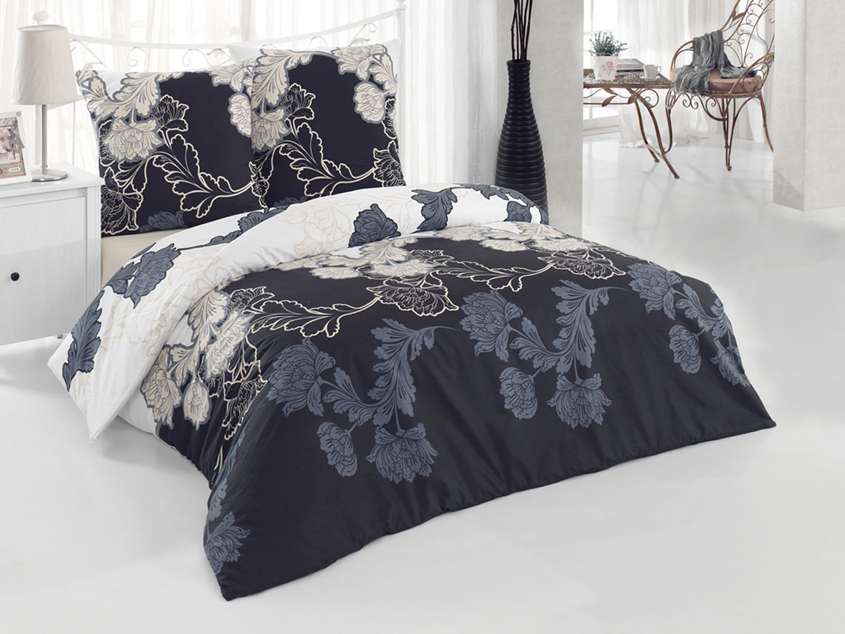 Комплект белья Tete-a-Tete Classic Маркиза, семейный, наволочки 70х70, цвет: черный, серый, слоновая кость. К-8060CA-3505 Комплект белья Tete-a-Tete Classic Маркиза, семейный, наволочки 70х70, цвет: черный, серый, слоновая кость. К-8060CA-3505Комплект постельного белья Tete-a-Tete Classic Маркиза является экологически безопасным для всей семьи, так как выполнен из бязи (100% натурального хлопка). Гладкая структура делает ткань приятной на ощупь, мягкой и нежной, при этом она прочная и хорошо сохраняет форму. Ткань легко гладится, не линяет и не садится. Комплект состоит из двух пододеяльников, простыни и двух наволочек. Изделия оформлены цветочным принтом. Комплект постельного белья Tete-a-Tete Classic Маркиза станет отличным дополнением вашего интерьера и подарит гармоничный сон.