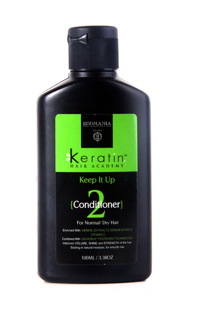 Egomania Professional Collection Кондиционер Keratin Hair Academy Все под контролем! для нормальных и сухих волос 100 млFS-00897 Egomania Professional Collection Кондиционер Keratin Hair Academy Все под контролем! для нормальных и сухих волос 100 млFS-00897Обогащенный маслами и активными компонентами кондиционер увлажняет и питает нормальные и сухие волосы, обеспечивая шикарный вид волос до следующего применения. Это настоящий энергетический коктейль из витаминов, масел и аминокислот. При каждом использовании кондиционера волосы получают необходимую дозу активных компонентов для здорового вида и блеска.