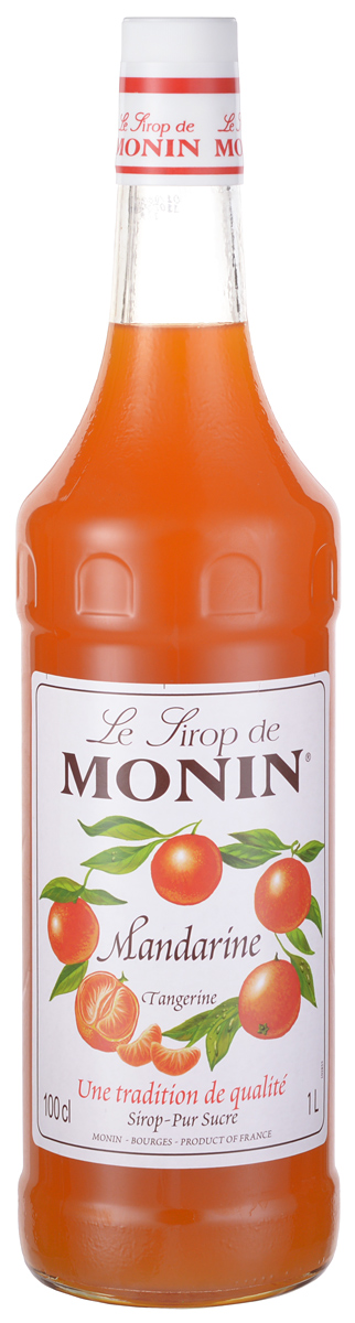 Monin Мандарин сироп, 1 л0120710 Monin Мандарин сироп, 1 л0120710Мандарин похож на маленькие апельсины, но его вкус более кислый или более едкий, чем у апельсина. Если вам нравится нежный и сочный мандариновый аромат в ваших напитках, добавьте сироп Monin Мандарин, который содержит всю тонкую сладость из свежего мандарина.Сиропы Monin выпускает одноименная французская марка, которая известна как лидирующий производитель алкогольных и безалкогольных сиропов в мире. В 1912 году во французском городке Бурже девятнадцатилетний предприниматель Джордж Монин основал собственную компанию, которая специализировалась на производстве вин, ликеров и сиропов. Место для завода было выбрано не случайно: город Бурже находился в непосредственной близости от крупных сельскохозяйственных районов - главных поставщиков свежих ягод и фруктов.Производство сиропов стало ключевым направлением деятельности компании Monin только в 1945 году, когда пост главы предприятия занял потомок основателя - Пол Монин. Именно под его руководством ассортимент марки пополнился разнообразными сиропами из натуральных ингредиентов, которые молниеносно заслужили блестящую репутацию в кругу поклонников кофейных напитков и коктейлей. По сей день высокое качество остается базовым принципом деятельности французской марки. Сиропы Монин создаются исключительно из натуральных ингредиентов по уникальным технологиям, позволяющим сохранять в готовом продукте все полезные свойства природного сырья.Эксперты всего мира сходятся во мнении, что сиропы Monin - это законодатели мод в миксологии. Ассортимент французской марки на сегодняшний день является самым широким и насчитывает полторы сотни уникальных вкусовых решений. В каталоге компании можно найти как классические вкусы для кофейных напитков (шоколадный, ванильный, ореховый и другие сиропы), так и весьма экзотические варианты (сиропы со вкусом кокоса, зеленой мяты, тирамису, блю курасао, аниса, грейпфрута, пина колады и так далее). Отметим, что все сиропы обладают мягкими, деликатными вкусовыми и ароматическими характеристиками, что говорит о натуральном составе продуктов.Вкус: очень сочный и кисловатый вкус первого урожая мандаринов.Запах: сильный запах кожицы мандарина.Применение: коктейли, газированные напитки, фруктовые пунши, чай.