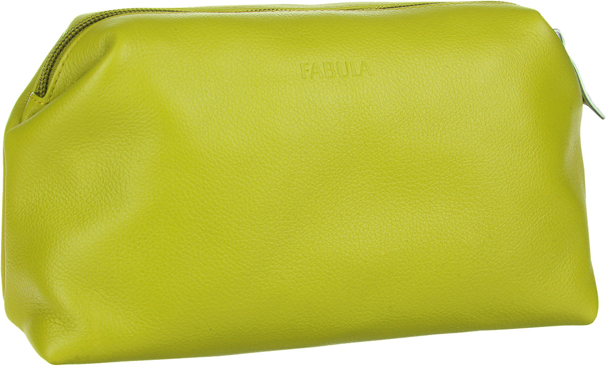 Косметичка Fabula Every Day, цвет: салатовый. KS.26.FPINT-06501 Косметичка Fabula Every Day, цвет: салатовый. KS.26.FPINT-06501Стильная женская косметичка Fabula Every Day изготовлена из высококачественной натуральной кожи с фактурным тиснением. Косметичка имеет одно отделение, которое закрывается на застежку-молнию. Подкладка выполнена из полиэстера. Внутри имеются четыре открытых накладных кармашка на резинке.Женская косметичка Fabula Every Day - это стильный и полезный аксессуар для любой современной модницы. В косметичке поместится вся необходимая косметика, а благодаря компактным размерам ее всегда можно носить с собой в сумочке.