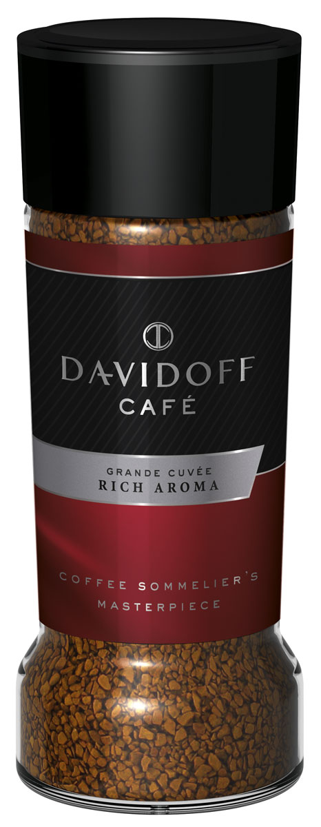 Davidoff Rich кофе растворимый, 100 г0120710 Davidoff Rich кофе растворимый, 100 г0120710Davidoff Cafe Rich Aroma - это восхитительное сочетание насыщенного вкуса с элегантной кислинкой, дополненное пикантными, легкими фруктовыми нотками. Для создания совершенной кофейной композиции используются только специально отобранные зерна сорта Арабика. Безупречное качество этого кофе покорит самых искушенных ценителей.