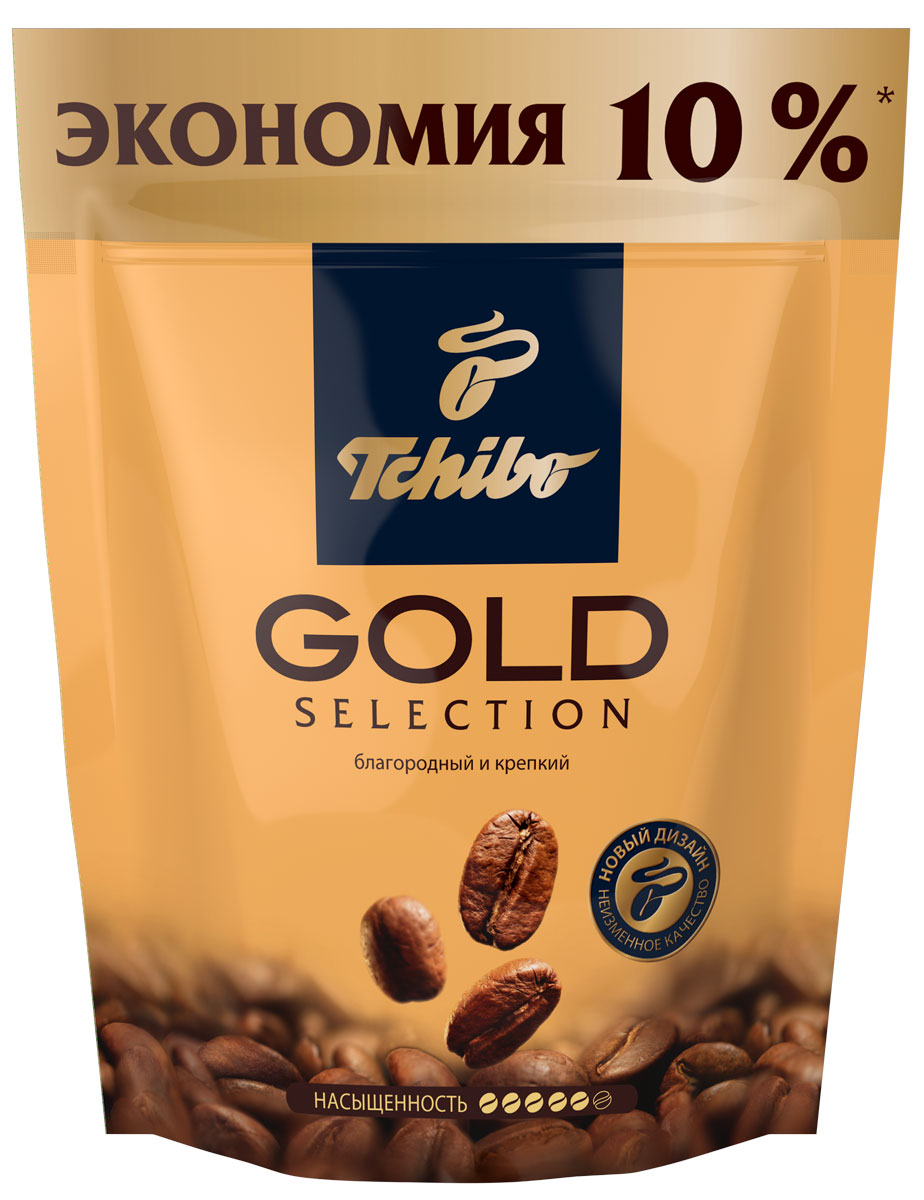 Tchibo Gold Selection кофе растворимый, 75 г0120710 Tchibo Gold Selection кофе растворимый, 75 г0120710Порадуйте себя благородным вкусом и насыщенным ароматом кофе Tchibo Gold Selection. Зерна Tchibo Gold Selection тщательно обжариваются небольшими партиями до благородного золотисто-коричневого оттенка. Эта особая золотистая обжарка позволяет раскрыть необычайно богатый вкус и насыщенный аромат кофейных зерен.