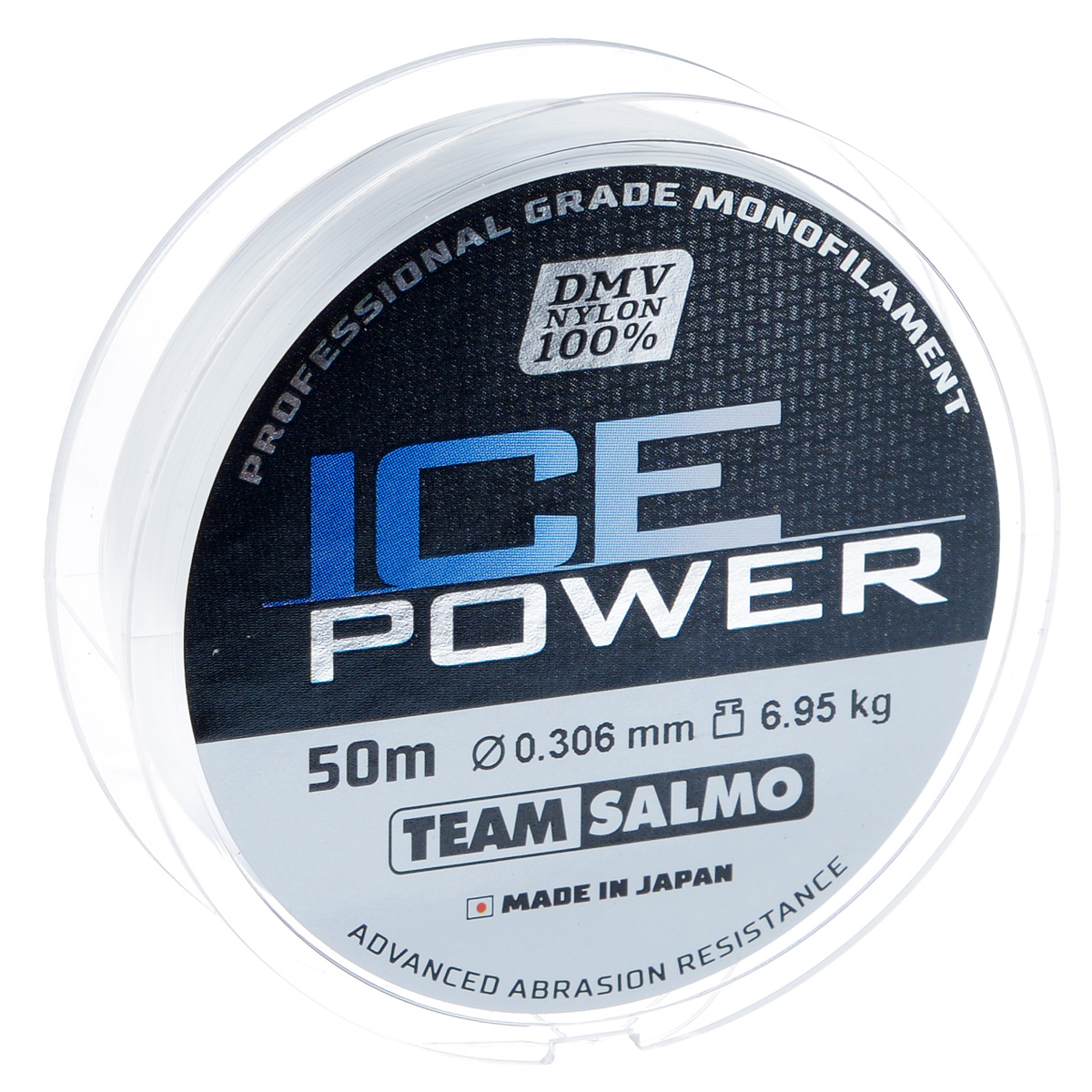 Леска монофильная Team Salmo Ice Power, сечение 0,306 мм, длина 50 м010-01199-23 Леска монофильная Team Salmo Ice Power, сечение 0,306 мм, длина 50 м010-01199-23Team Salmo Ice Power - это леска последнего поколения, идеально калиброванная по всей длине, с точностью, определяемой до третьего знака. Материал, из которого изготовлена леска, обладает повышенной абразивной устойчивостью и не взаимодействует с водой, поэтому на морозе не теряет своих физических свойств, что значительно увеличивает срок ее службы. У лески отсутствует память, поэтому в процессе эксплуатации она не деформируется. Низкий коэффициент растяжимости делает леску максимально чувствительной, при этом она практически незаметна для рыбы. Леска производится использованием самого высококачественного сырья и новейших технологий.