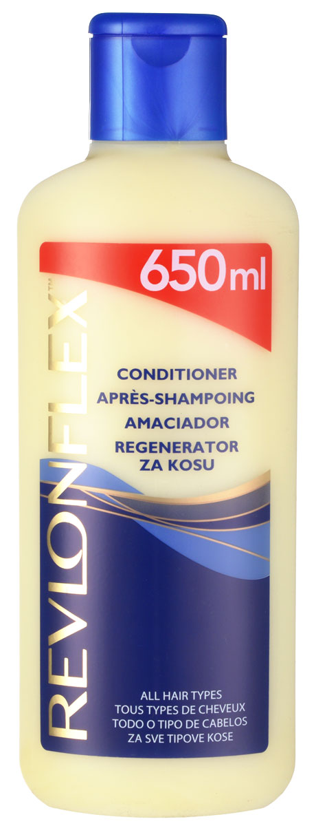 Revlon Кондиционер для всех типов волос, 650 млFS-00103 Revlon Кондиционер для всех типов волос, 650 млFS-00103Кондиционер для всех типов волос Revlon Flex содержит увлажняющие вещества, которые делают ваши волосы более мягкими и упругими. Кондиционер мгновенно смягчает и распутывает волосы.