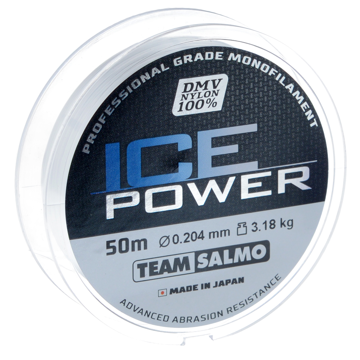 Леска монофильная Team Salmo Ice Power, сечение 0,204 мм, длина 50 м010-01199-23 Леска монофильная Team Salmo Ice Power, сечение 0,204 мм, длина 50 м010-01199-23Team Salmo Ice Power - это леска последнего поколения, идеально калиброванная по всей длине, с точностью, определяемой до третьего знака. Материал, из которого изготовлена леска, обладает повышенной абразивной устойчивостью и не взаимодействует с водой, поэтому на морозе не теряет своих физических свойств, что значительно увеличивает срок ее службы. У лески отсутствует память, поэтому в процессе эксплуатации она не деформируется. Низкий коэффициент растяжимости делает леску максимально чувствительной, при этом она практически незаметна для рыбы. Леска производится использованием самого высококачественного сырья и новейших технологий.