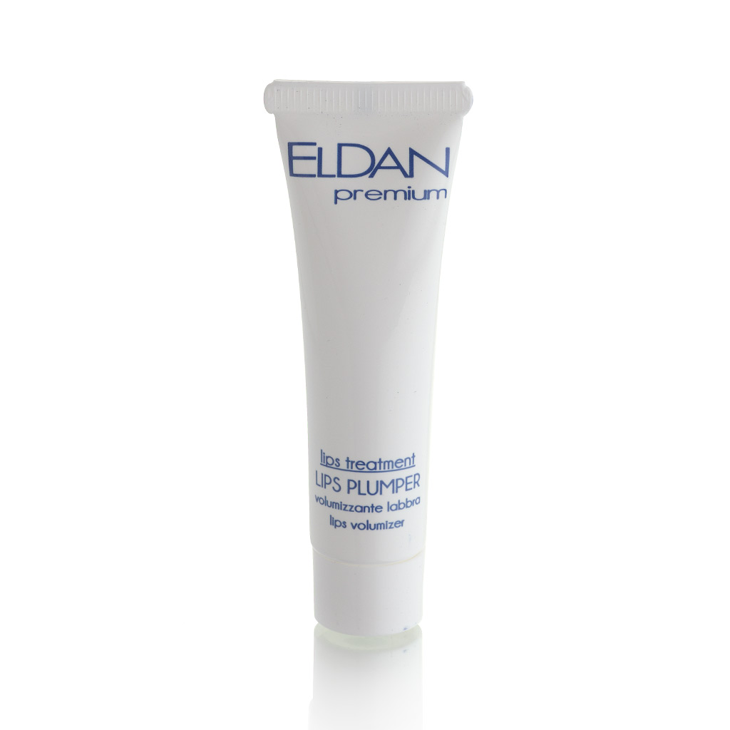 ELDAN cosmetics Средство для упргости и объема губ Premium lips treatment, 15 млFS-00897 ELDAN cosmetics Средство для упргости и объема губ Premium lips treatment, 15 млFS-00897Формула средства с мятным ароматом основана на свойствах олигопептида, входящего в состав средства, способного в десятки раз увеличивать синтез гликозоаминогликанов и собственного коллагена в коже, в результате повышается упругость губ и появляется дополнительный объем. Благодаря витаминам А и Е и ботаническим маслам миндаля и мяты нейтрализуются свободные радикалы, восстанавливаются ткани губ, предотвращается преждевременное образование морщин над верхней губой. После применения средства губы становятся более пухлыми и чувственными, улучшается цвет, уходит сухость, контур губ становится более четким. Не имеет противопоказаний, не вызывает сильного жжения и покраснения. Имеет накопительный эффект.