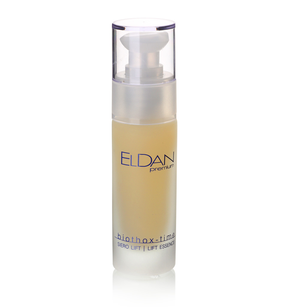 ELDAN cosmetics Лифтинг- сыворотка для лица Premium biothox time, 30 млELD-149 ELDAN cosmetics Лифтинг- сыворотка для лица Premium biothox time, 30 млELD-149Легкая сыворотка предназначена для антивозрастного ухода за любым типом кожи с выраженными мимическими мор-щинами. Входящие в состав средства экстракт дрожжей и пшеничные протеины увлажняют и смягчают кожу, ускоряют клеточную регенерацию и стимулируют выработку коллагена. Ферменты лактобактерий восстанавливают естественные механизмы кожной защиты, уменьшая признаки гиперчувствительности. Миорелаксант - аргирелин расслабляет мими-ческую мускулатуру, уменьшая количество и глубину морщин. При регулярном применении сыворотки лицо приобретает свежий, молодой и ухоженный вид.