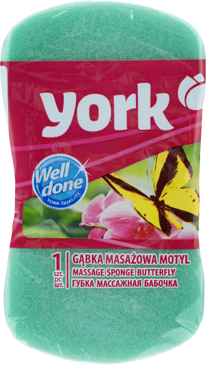 Губка для тела York Бабочка, цвет: зеленый, 16 см х 9 см х 5 смSC-FM20104 Губка для тела York Бабочка, цвет: зеленый, 16 см х 9 см х 5 смSC-FM20104Губка для тела York Бабочка изготовлена из мягкого полимера. Форма в виде бабочки отлично подходит для мытья и массажа тела. Губка двухслойная. Мягкий деликатный слой бережно очищает, а шероховатый пористый слой стимулирует кровообращение и удаляет омертвевшие клетки кожи. Губка создает воздушную пену даже при небольшом количестве геля для душа. Эффективно очищает и массирует кожу, повышая тонус.
