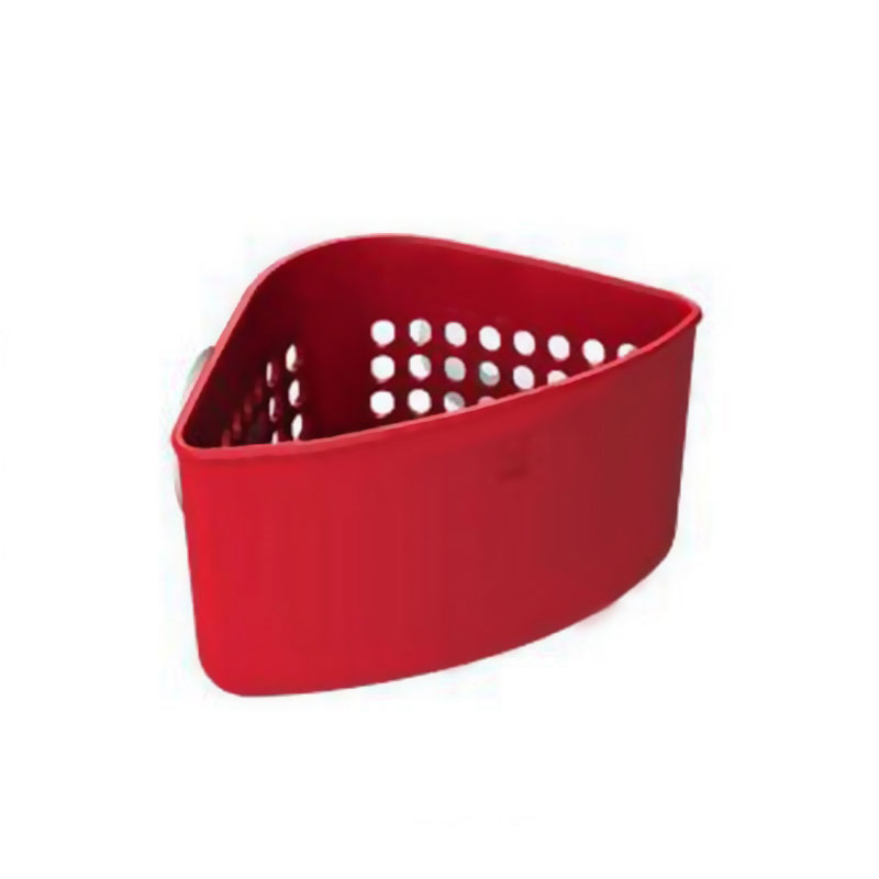 Органайзер для раковины Umbra Caddy, угловой, цвет: красный391602 Органайзер для раковины Umbra Caddy, угловой, цвет: красный391602Кухонные органайзеры Кедди пополнились новыми, лаконичными и очень удобными уголками для раковины.Они крепятся внутри раковины на присоски (в комплекте).Уголки имеют множество дырочек, отвечающих сразу нескольким требованиям:1) с их помощью можно самим регулировать, куда вставить присоски; 2) подойдёт в любую раковину; 3) они позволяют воздуху циркулировать и лучше высушивать губки и щётки; 4) они обеспечивают уголку стильный дизайн. Размер: 16 х 10 х 10 см.