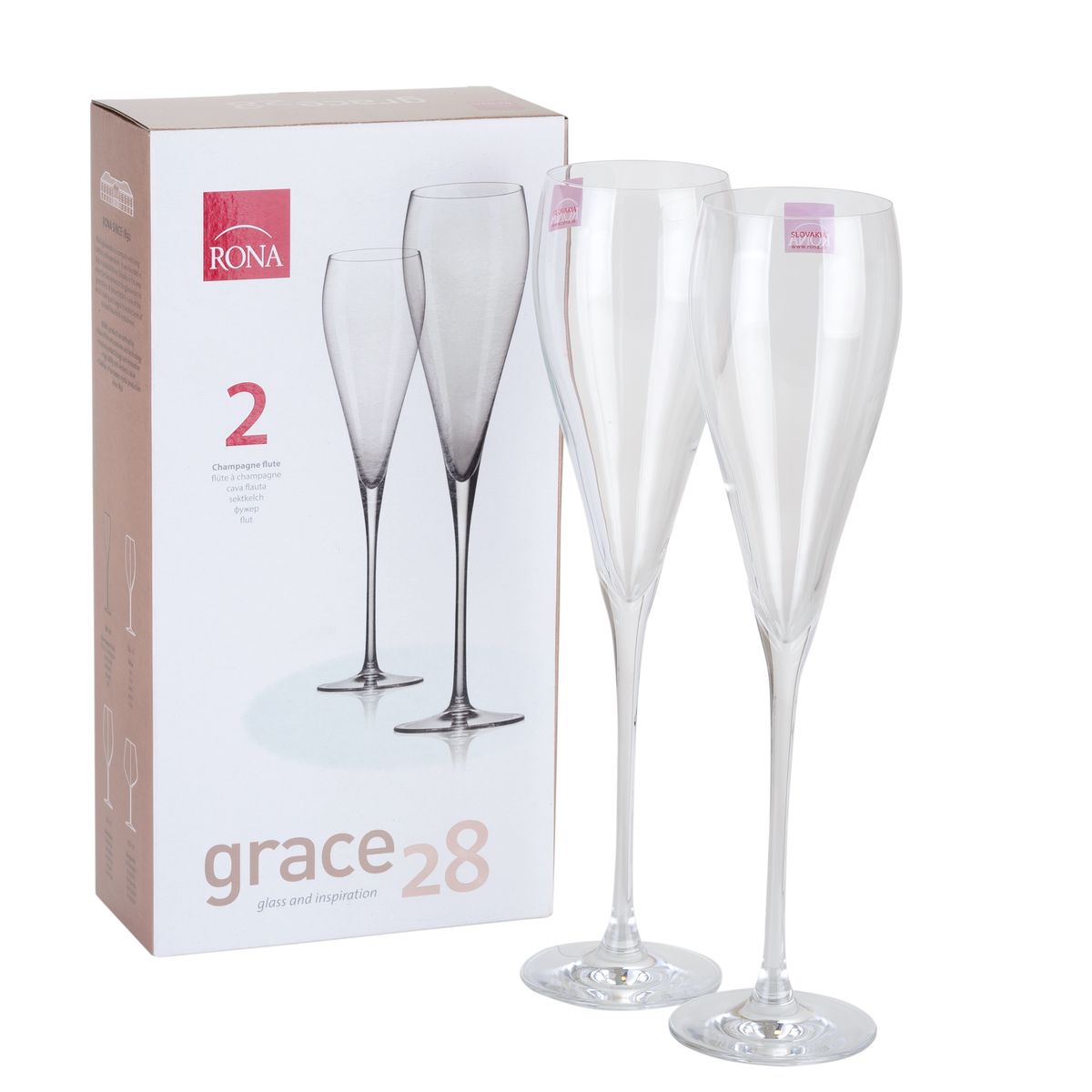 Бокал для вина упаковка 2 шт.Grace 280 мл. 6835/0/280VT-1520(SR) Бокал для вина упаковка 2 шт.Grace 280 мл. 6835/0/280VT-1520(SR)Бокал для вина упаковка 2 шт. GRACE 280 мл.6835/0/280