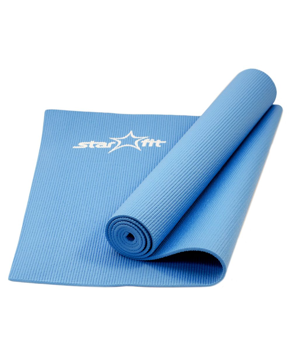 Коврик для йоги Starfit FM-101, цвет: синий, 173 х 61 х 0,5 смDRIW.611.IN Коврик для йоги Starfit FM-101, цвет: синий, 173 х 61 х 0,5 смDRIW.611.INКоврик для йоги Star Fit FM-101 - это незаменимый аксессуар для любого спортсмена как во время тренировки, так и во время пре-стретчинга (растяжки до тренировки) и стретчинга (растяжки после тренировки). Выполнен из высококачественного ПВХ. Коврик используется в фитнесе, йоге, функциональном тренинге. Его используют спортсмены различных видов спорта в своем тренировочном процессе.Предпочтительно использовать без обуви. Если в обуви, то с мягкой подошвой, чтобы избежать разрыва поверхности коврика.