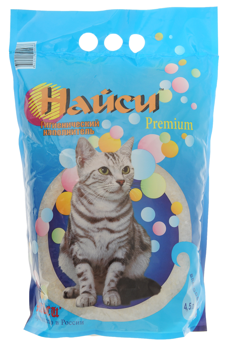 Наполнитель для кошачьего туалета Найси Premium, 4,5 л101246 Наполнитель для кошачьего туалета Найси Premium, 4,5 л101246Наполнитель Найси Premiumсостоит из высококачественного сорбента, прошедшего термическую обработку. Наполнитель эффективно поглощает запахи и влагу, не разрушается при использовании и не требует частой замены. Силикагелевый наполнитель «Снежок» является высокоэффективным и экономичным.Способ применения: насыпьте в сухой лоток гранулы наполнителя слоем 1-3 см. При появлении запаха добавьте 100-200 г наполнителя или замените использованный.