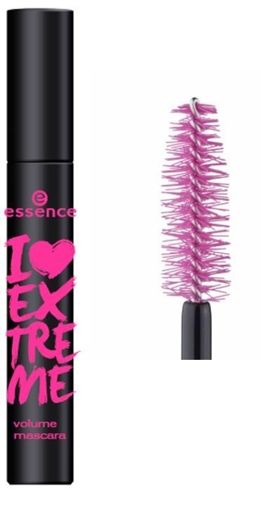 essence Тушь для ресниц I extreme Volume черная, 12мл79259 essence Тушь для ресниц I extreme Volume черная, 12мл79259Тушь для ресниц Essence i love extreme volume mascara (black) создает магический и чарующий взгляд благодаря своей большой щеточке и ультра-черным пигментам в составе. Кремовая текстура ровным слоем ложится на реснички, разделяя их и не оставляя комочков. Сногсшибательный объем ресниц создает фирменный «i-love образ», который так любят девушки, исповедующие активный стиль жизни. Тушь прошла офтальмологические исследования. После окончания срока годности пользоваться средством нельзя.Веселый дизайн упаковки Essence i love extreme volume mascara (black) манит к себе взгляд, так и напрашиваясь в косметичку яркой девушки. Наносится тушь очень легко, достаточно сделать несколько покачивающих движений кисточкой от основания до кончиков ресниц. При необходимости можно нанести второй и третий слои.