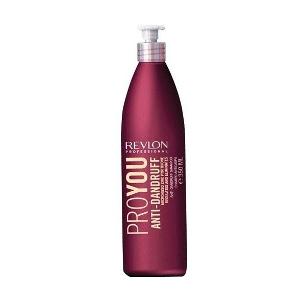 Revlon Professional Pro You Шампунь против перхоти Anti-Dandruff Shampoo 350 мл72523WD Revlon Professional Pro You Шампунь против перхоти Anti-Dandruff Shampoo 350 мл72523WDУ Вас перхоть? Кожа головы раздражена и Вы испытываете чувство дискомфорта? Шампунь Revlon регулирует и устраняет появление перхоти без повреждения кожи головы. Средство с цитостатическим действием уменьшает рост кератиноцитов в организме людей, страдающих от перхоти. Имеет фунгицидные свойства, которые препятствуют шелушению, успокаивают кожу головы и зуд. Предотвращает шелушение и способствует здоровому состоянию кожи головы. Фруктовая кислота с активными ингредиентами ускоряет процесс восстановления клеток кожи головы, что способствует устранению перхоти.
