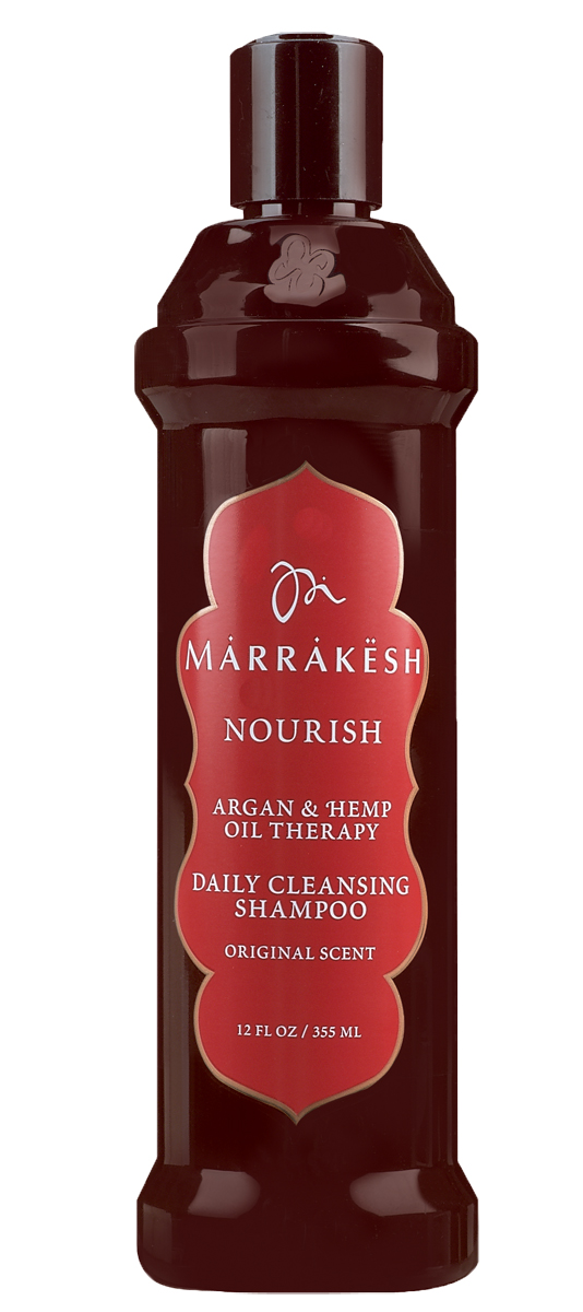 Marrakesh Шампунь увлажняющий Original, 355 млFS-00897 Marrakesh Шампунь увлажняющий Original, 355 млFS-00897Интенсивно питает и увлажняет поврежденные волосы по всей длине, не утяжеляя их - Масла Арганы и Конопли значительно улучшают качество и текстуру волос- Протеины пшеницы укрепляют кутикулу и препятствуют повреждениям- Очищающая формула, не содержащая сульфатов бережно очищает волосы не вымывая цвет- Натуральные экстракты трав увлажняют волосы и делают их более послушными
