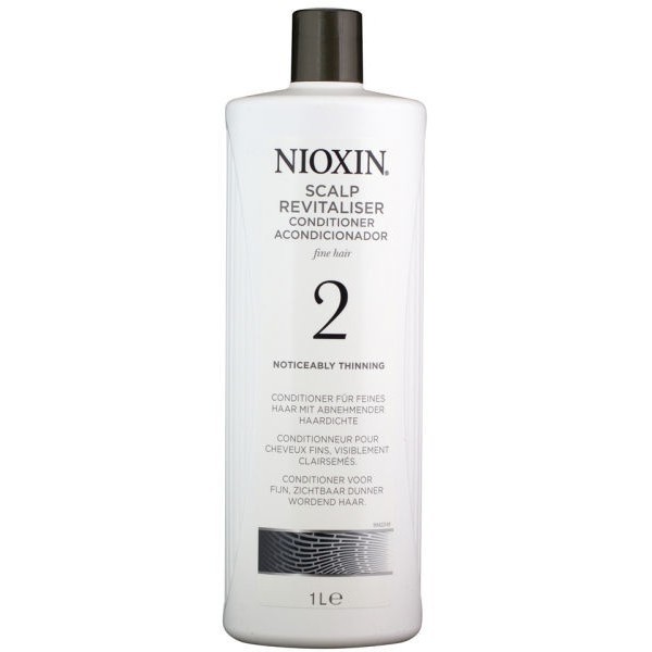 Nioxin Scalp Увлажняющий кондиционер (Система 2) Revitaliser System 2, 1000 млFS-36054 Nioxin Scalp Увлажняющий кондиционер (Система 2) Revitaliser System 2, 1000 млFS-36054Увлажняющий кондиционер Nioxin Система 2для тонких натуральных, от истонченных до редеющих волос. Подходит для ежедневного применения.Восстанавливает, увлажняет и придает упругость коже головы и волосам. Содержит успокаивающие, ухаживающие масла и энзимные комплексы, которые поддерживают оптимальную среду на коже головы.