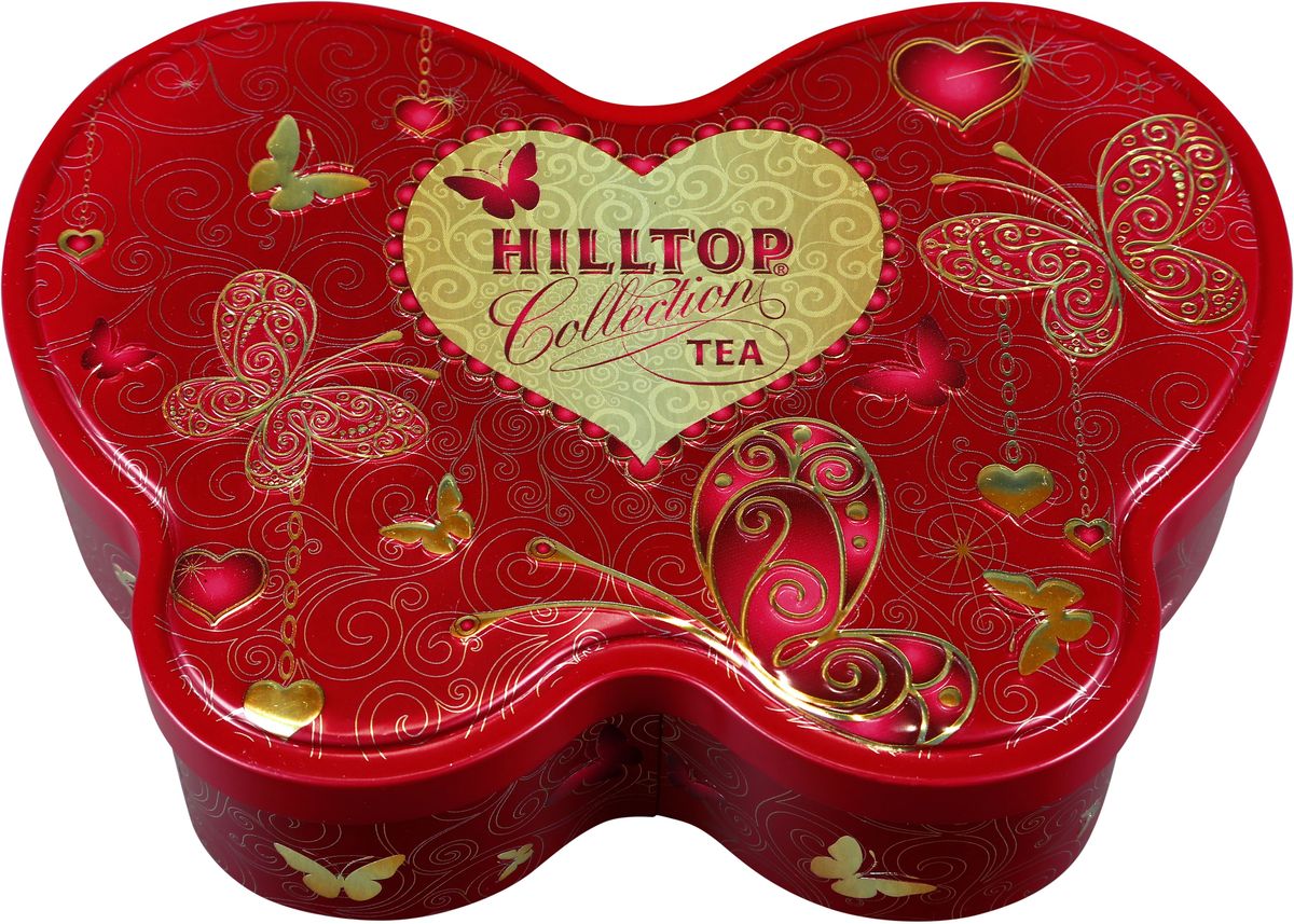 Hilltop Золотые узоры черный листовой чай, 100 г0120710 Hilltop Золотые узоры черный листовой чай, 100 г0120710Hilltop Золотые узоры - крупнолистовой цейлонский черный чай с листьями и тонизирующим ароматом чабреца. Настой с изумительным ароматом послужит великолепным дополнением к праздничному столу, а благодаря красивой праздничной упаковке вы можете подарить этот прекрасный чай своим друзьям и близким.