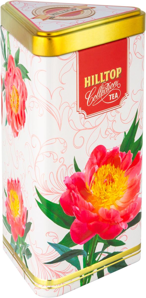 Hilltop Яркие пионы. Выбор Императора черный листовой чай, 80 г0120710 Hilltop Яркие пионы. Выбор Императора черный листовой чай, 80 г0120710Hilltop Яркие пионы. Выбор Императора - смесь черного и зеленого чая с цветочными лепестками, цукатами и цедрой, с ароматом лесных ягод. Поставляется в треугольной банке с крышкой.